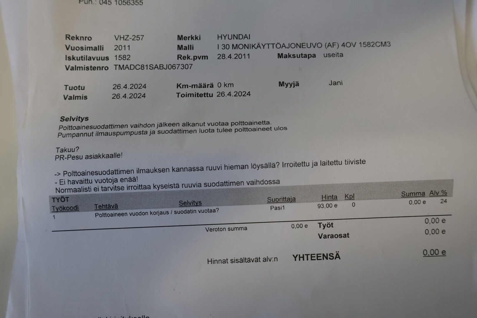 Hyundai i30 2011 Wagon 1,6 CRDi 85kW 6MT ISG Comfort