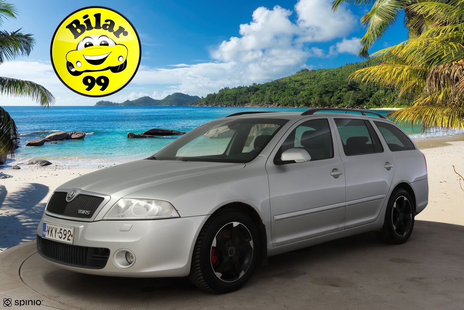 Skoda Octavia 2007 4D OCTAVIA RS COMBI 2.0TD *Yritys Outlet - Myydään vain yrityksille! / Webasto / Vetokoukku / Lohko / Vakkari / Kattokaiteet / Isofix / Kahdet renkaat / *