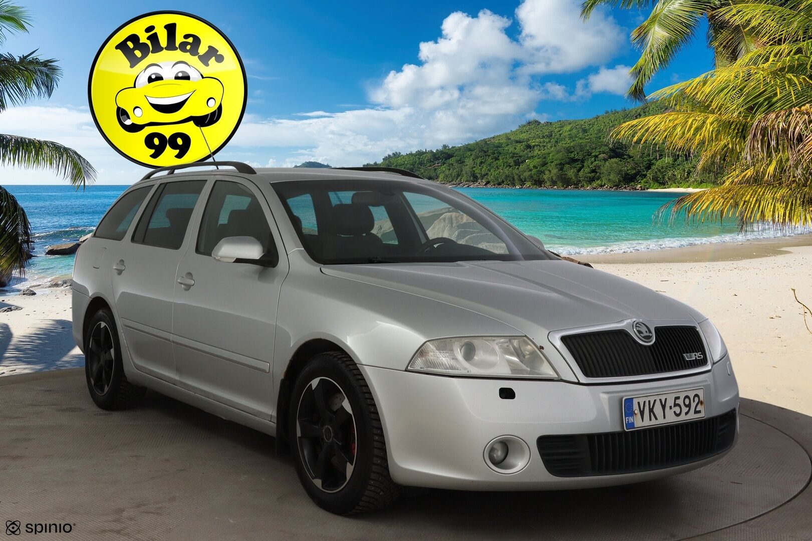 Skoda Octavia 2007 4D OCTAVIA RS COMBI 2.0TD *Yritys Outlet - Myydään vain yrityksille! / Webasto / Vetokoukku / Lohko / Vakkari / Kattokaiteet / Isofix / Kahdet renkaat / *