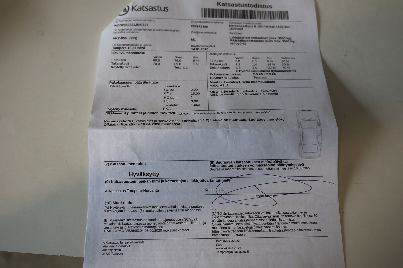 Mercedes-Benz B 2010 180 A Business - *YritysOutlet - Myydään vain Yrityksille* / Suomi-auto / Lohko+sisä / Vakkari / Vetokoukku / 2x Renkaat / Hyvät huollot!