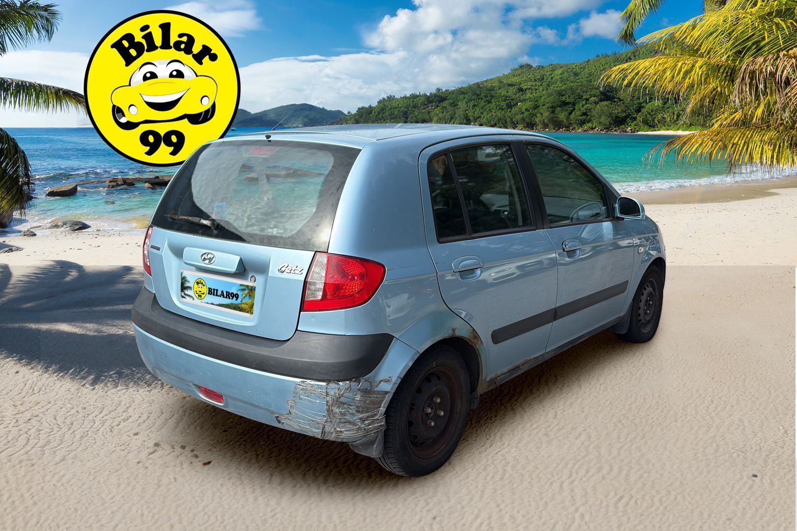 Hyundai Getz 2007 1,4 GLS 5d -YritysOutlet - Myydään vain yrityksille - - Leimaa 24.11.2026 | Lohkolämmitin sisäpistokkeella | Kahdet renkaat