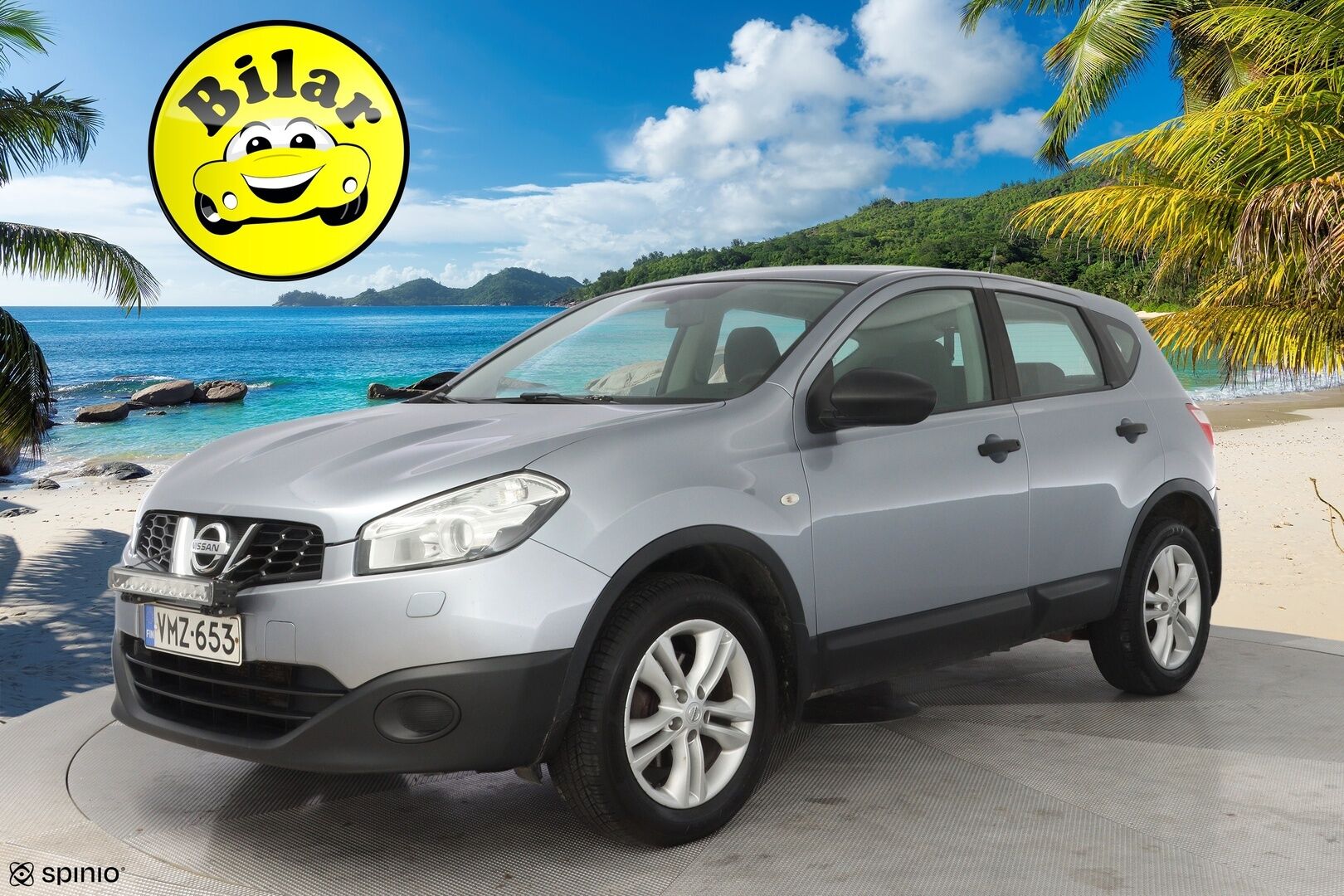 Nissan Qashqai 2013 1,6L Visia 2WD CVT Cruise - Lohko | Vakkari | kahdet renkaat Nissanin alumiinivantein | Säntillisesti huollettu | Seuraava katsastus 20.4.2027 | Suomi-auto