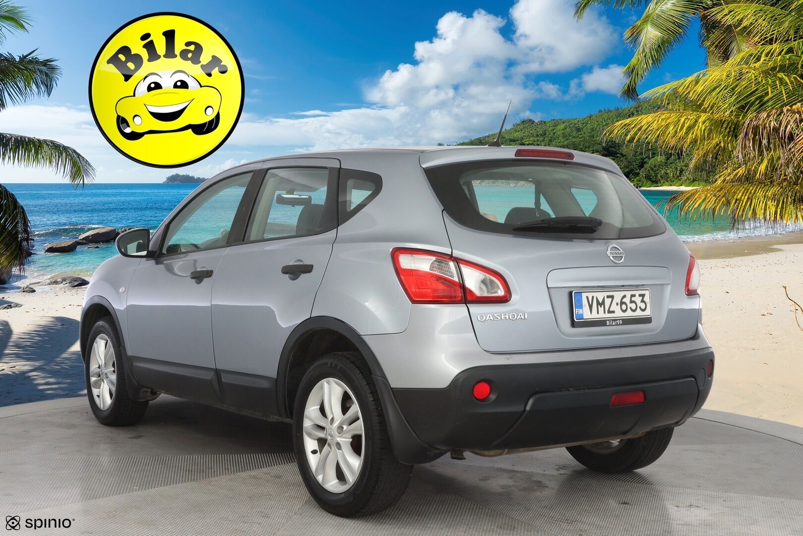 Nissan Qashqai 2013 1,6L Visia 2WD CVT Cruise - Lohko | Vakkari | kahdet renkaat Nissanin alumiinivantein | Säntillisesti huollettu | Seuraava katsastus 20.4.2027 | Suomi-auto
