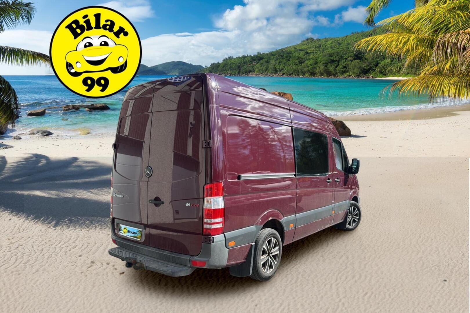Mercedes-Benz Sprinter 2013 216CDI-3,0/37K keskipitkä A2 BE - | Vakkari | Carplay | Webasto | Tuulilasinlämmitin | Valaistettu takatila | Koukku | 2x renkaat |