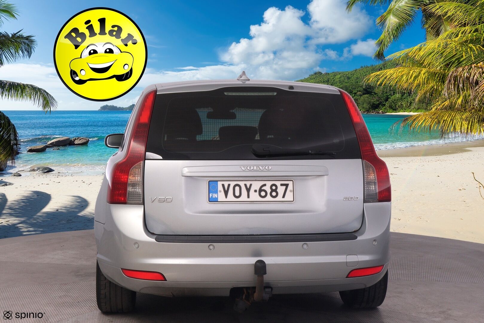 Volvo V50 2007 2,0D Kinetic aut - YritysOutlet - Myydään vain yrityksille - | Suomi-auto | Vetokoukku | Aut. ilmastointi | Jakopää 2025 | 2x renkaat ja vanteet |