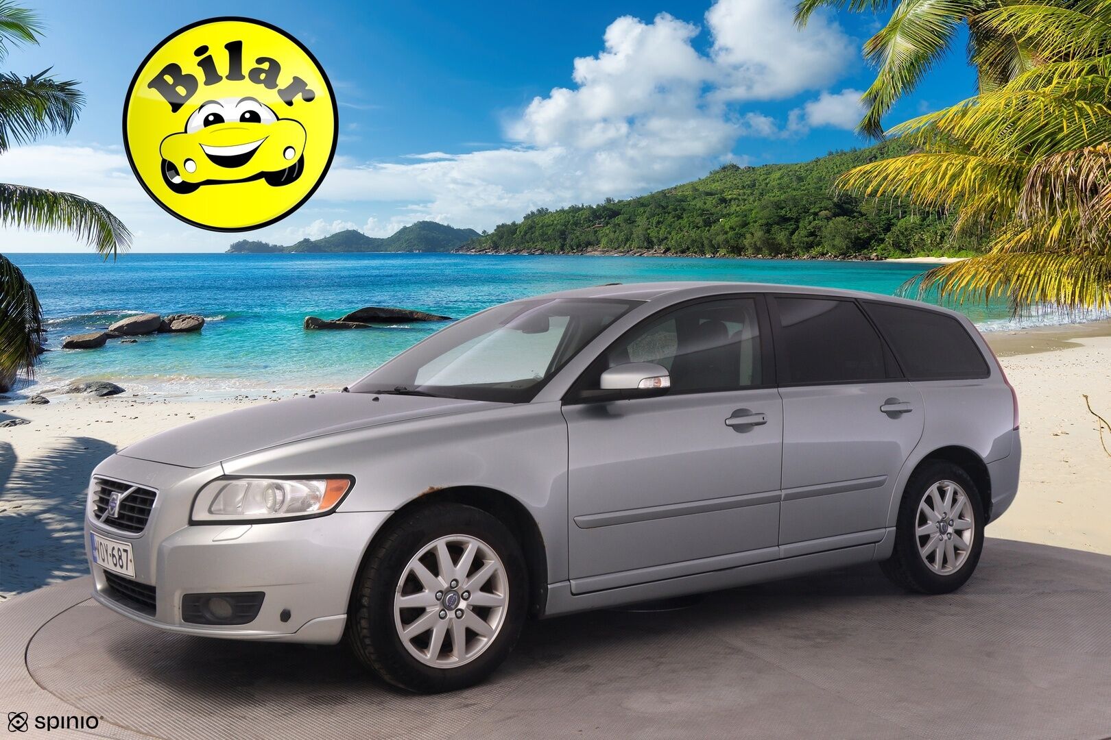 Volvo V50 2007 2,0D Kinetic aut - YritysOutlet - Myydään vain yrityksille - | Suomi-auto | Vetokoukku | Aut. ilmastointi | Jakopää 2025 | 2x renkaat ja vanteet |