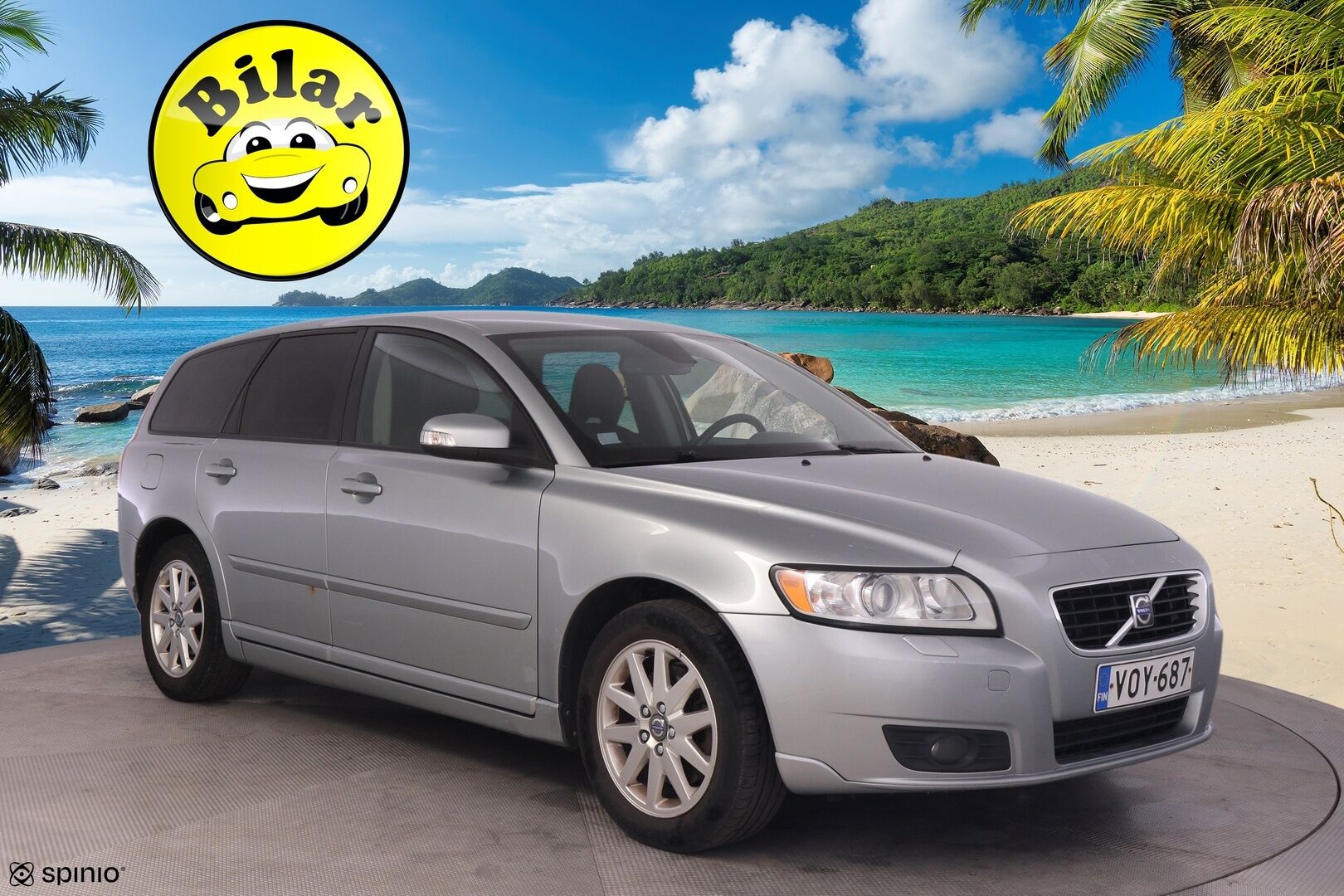 Volvo V50 2007 2,0D Kinetic aut - YritysOutlet - Myydään vain yrityksille - | Suomi-auto | Vetokoukku | Aut. ilmastointi | Jakopää 2025 | 2x renkaat ja vanteet |