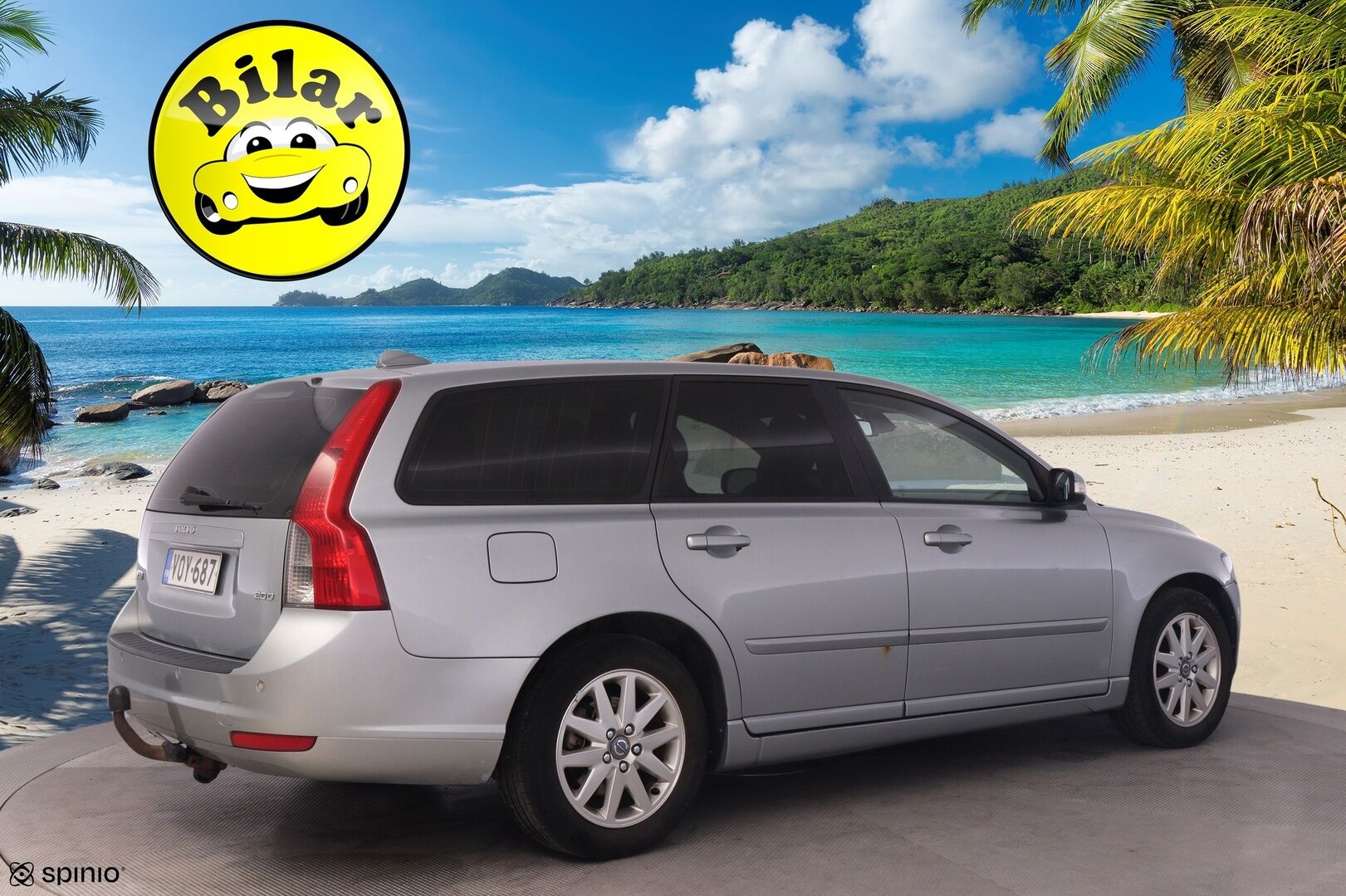 Volvo V50 2007 2,0D Kinetic aut - YritysOutlet - Myydään vain yrityksille - | Suomi-auto | Vetokoukku | Aut. ilmastointi | Jakopää 2025 | 2x renkaat ja vanteet |