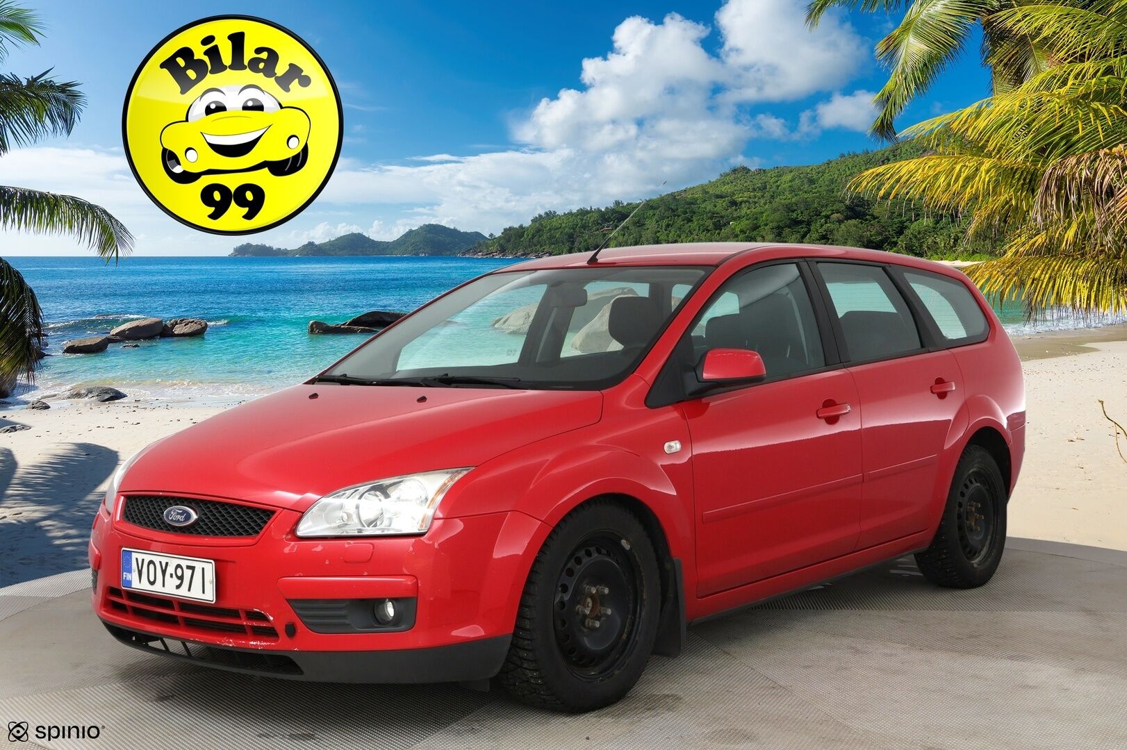 Ford Focus 2007 1,6 100hv Trend Wagon M5 / Tämä auto myydään YritysOutlet -valikoimasta vain yritykselle / - 2x renkaat & vanteet! / Hyvät huollot / 9kk leimaa jäljellä