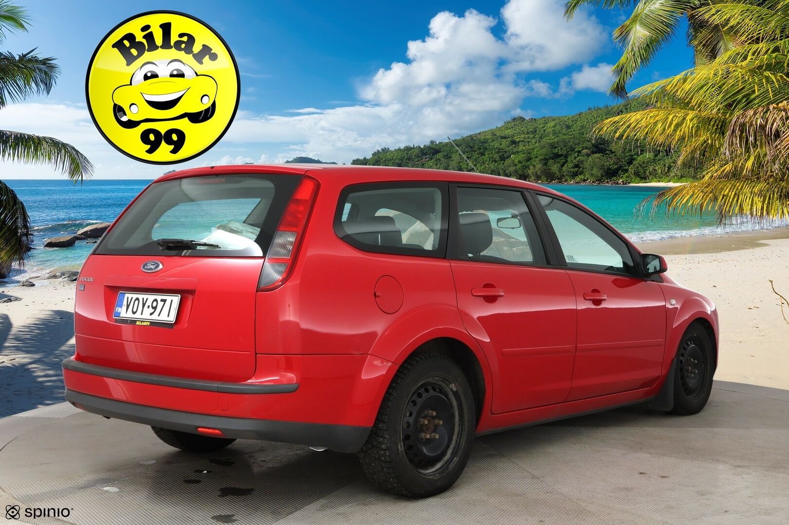 Ford Focus 2007 1,6 100hv Trend Wagon M5 / Tämä auto myydään YritysOutlet -valikoimasta vain yritykselle / - 2x renkaat & vanteet! / Hyvät huollot / 9kk leimaa jäljellä