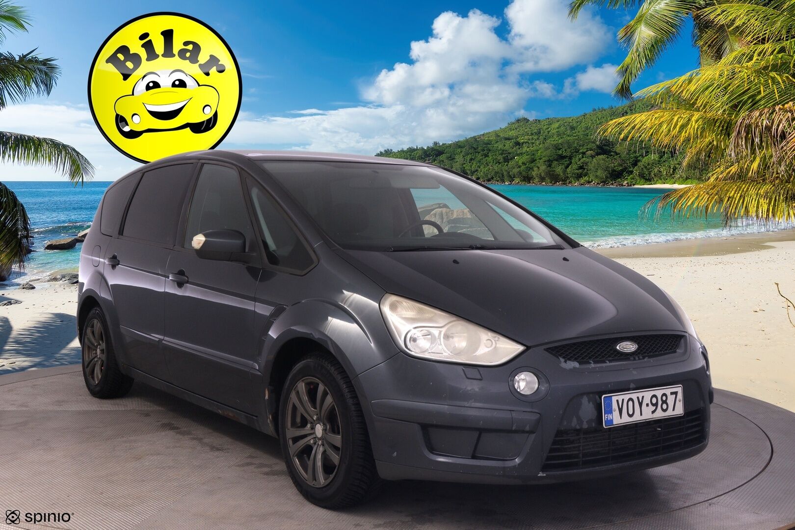 Ford S-Max 2007 S-MAX MPV 2.0TDCI - Myydään Huutokaupat.com - | 7-p | Webasto | Vakkari | Suomi-auto | Lämm. Lasi | Koukku | 2x Huipuilla Renkailla | Jakopää tehty 403tkm |