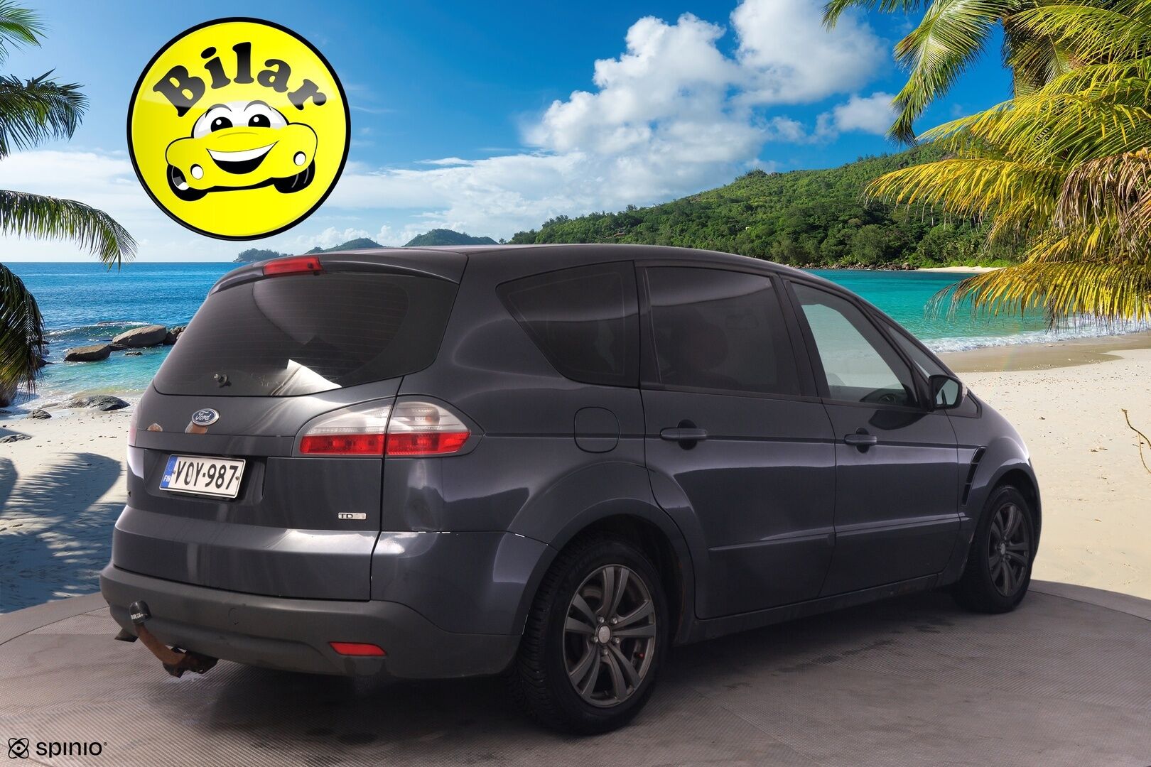 Ford S-Max 2007 S-MAX MPV 2.0TDCI - Myydään Huutokaupat.com - | 7-p | Webasto | Vakkari | Suomi-auto | Lämm. Lasi | Koukku | 2x Huipuilla Renkailla | Jakopää tehty 403tkm |