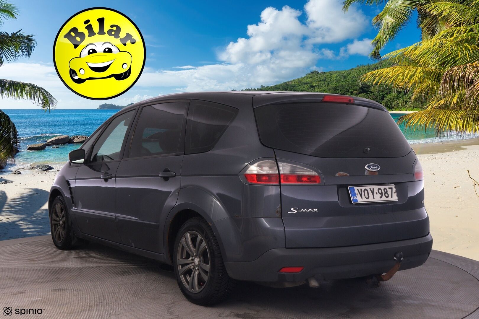 Ford S-Max 2007 S-MAX MPV 2.0TDCI - Myydään Huutokaupat.com - | 7-p | Webasto | Vakkari | Suomi-auto | Lämm. Lasi | Koukku | 2x Huipuilla Renkailla | Jakopää tehty 403tkm |