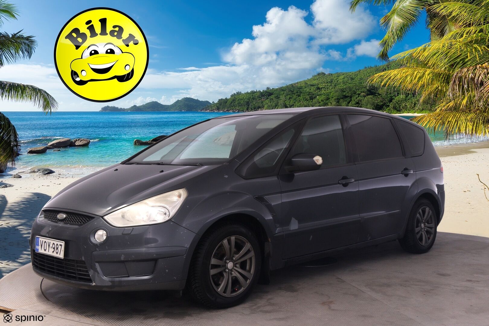 Ford S-Max 2007 S-MAX MPV 2.0TDCI - Myydään Huutokaupat.com - | 7-p | Webasto | Vakkari | Suomi-auto | Lämm. Lasi | Koukku | 2x Huipuilla Renkailla | Jakopää tehty 403tkm |