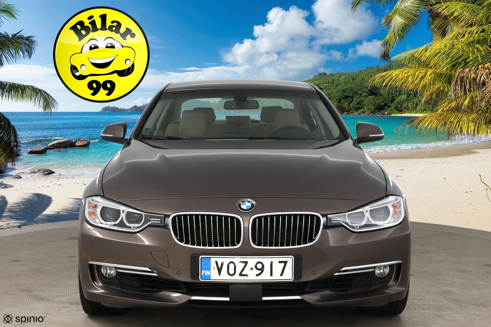 BMW 328 2013 TwinPower Turbo A xDrive F30 Sedan Business Luxury / Adapt. vak. / Harman/Kardon / Vaaleat nahat / Xenon - Tehokas ja luotettava bensa neliveto!