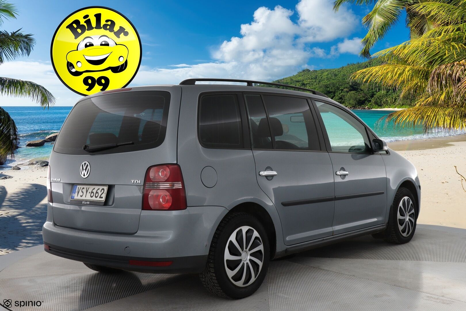 Volkswagen Touran 2008 Conceptline 1,9 TDI 77 kW 7-hlö *YritysOutlet - Myydään vain yrityksille * - ** Lohko / Vakkari / Leimaa 11/26 asti / Kahdet renkaat **