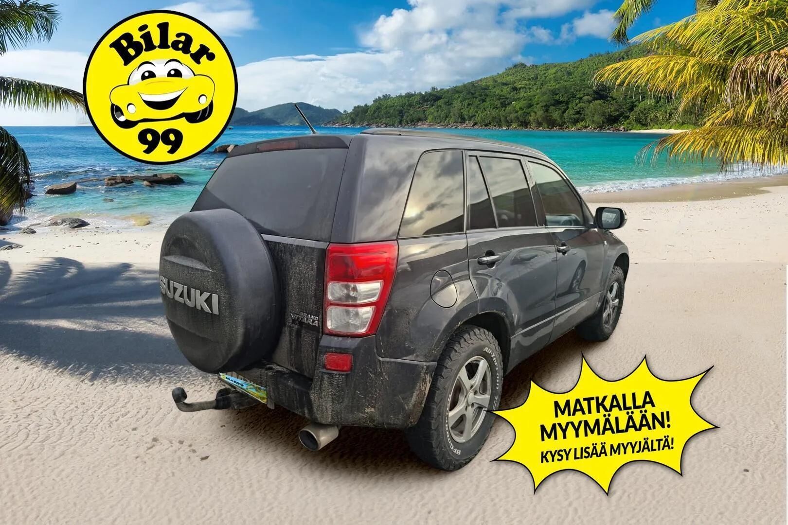 Suzuki Grand Vitara 2009 3,2 V6 4WD ESP 5D 5AT - Suomi-auto | Koukku | Lasikattoluukku | Lohko + sisäp. | Nahkasisusta | Keyless | 2x Renkaat - KORKO VAIN 3,99 %