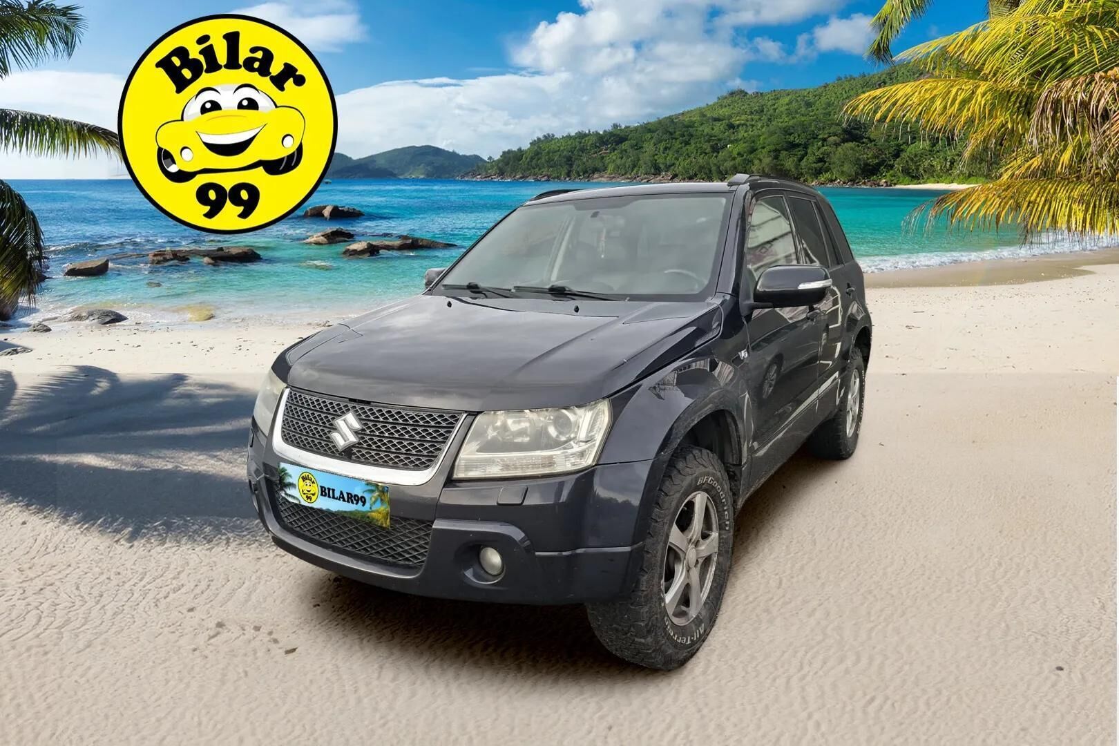 Suzuki Grand Vitara 2009 3,2 V6 4WD ESP 5D 5AT - Suomi-auto | Koukku | Lasikattoluukku | Lohko + sisäp. | Nahkasisusta | Keyless | 2x Renkaat - KORKO VAIN 3,99 %