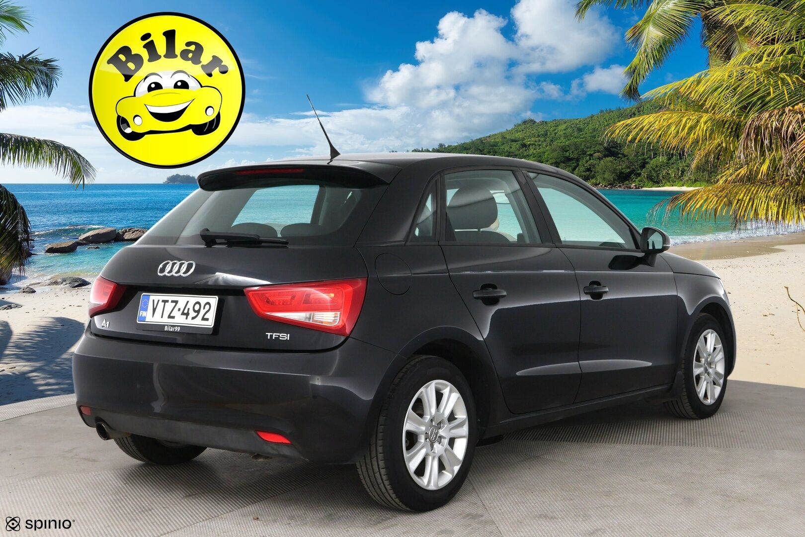Audi A1 2012 Attraction 1,2 TFSI Start-Stop ** Lohko / Vakkari / S-Line ulko - Suomi auto | Jakoketju tehty  | 2x Renkaat Aluin | Lohkari sis.pistok.
