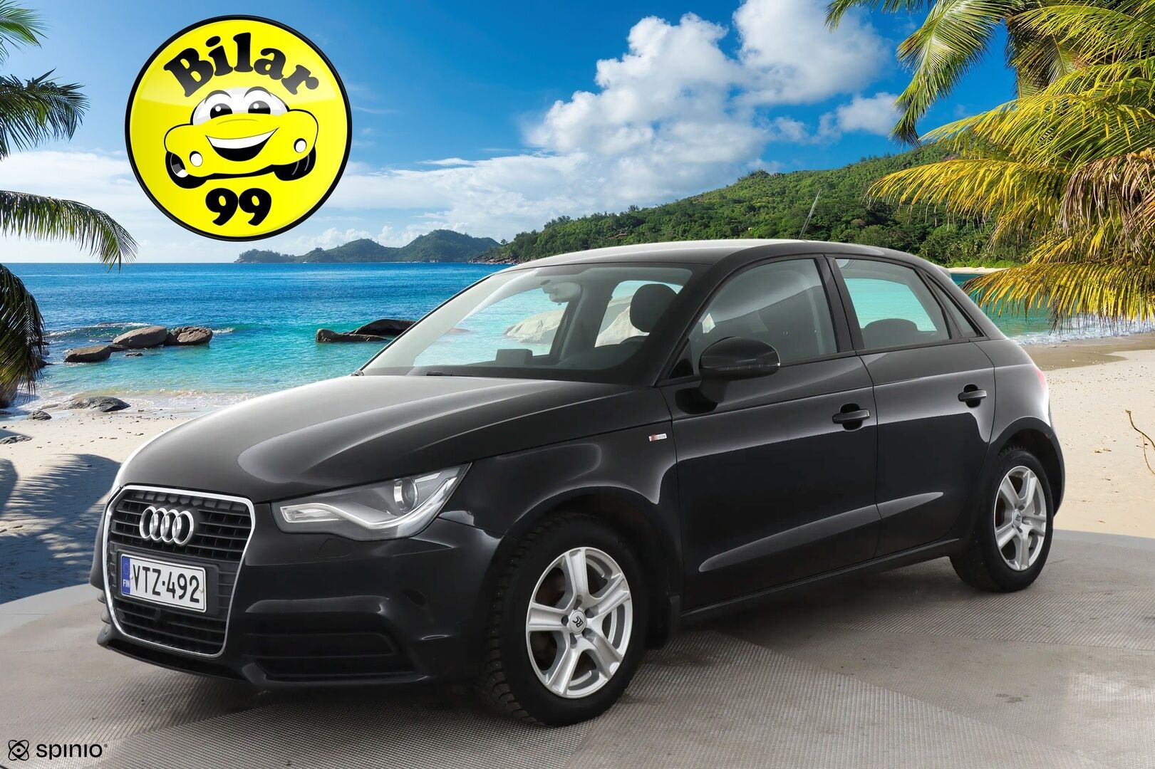 Audi A1 2012 Attraction 1,2 TFSI Start-Stop ** Lohko / Vakkari / S-Line ulko - Suomi auto / Jakoketju tehty / Juuri huollettu