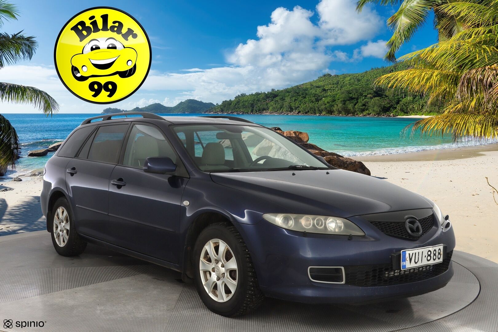 Mazda 6 2007 YritysOutlet - Myydään vain yrityksille - – Tämä auto myydään YritysOutlet -valikoimasta vain yritykselle