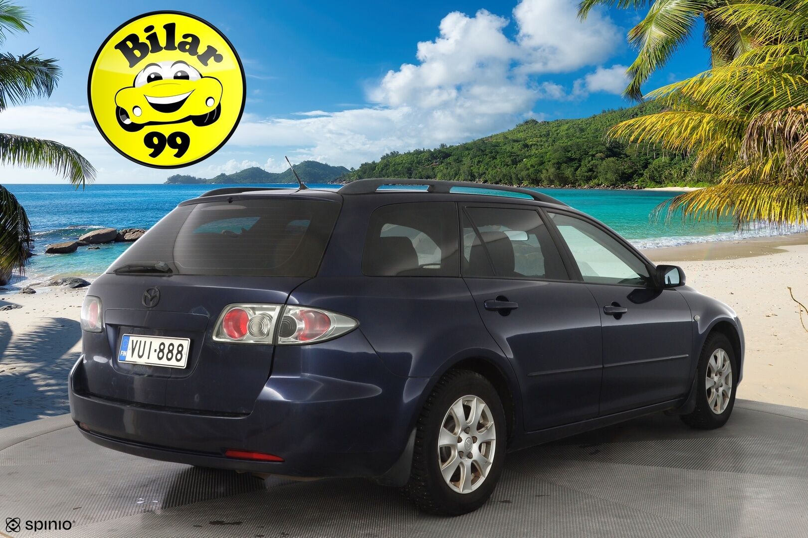 Mazda 6 2007 YritysOutlet - Myydään vain yrityksille - – Tämä auto myydään YritysOutlet -valikoimasta vain yritykselle