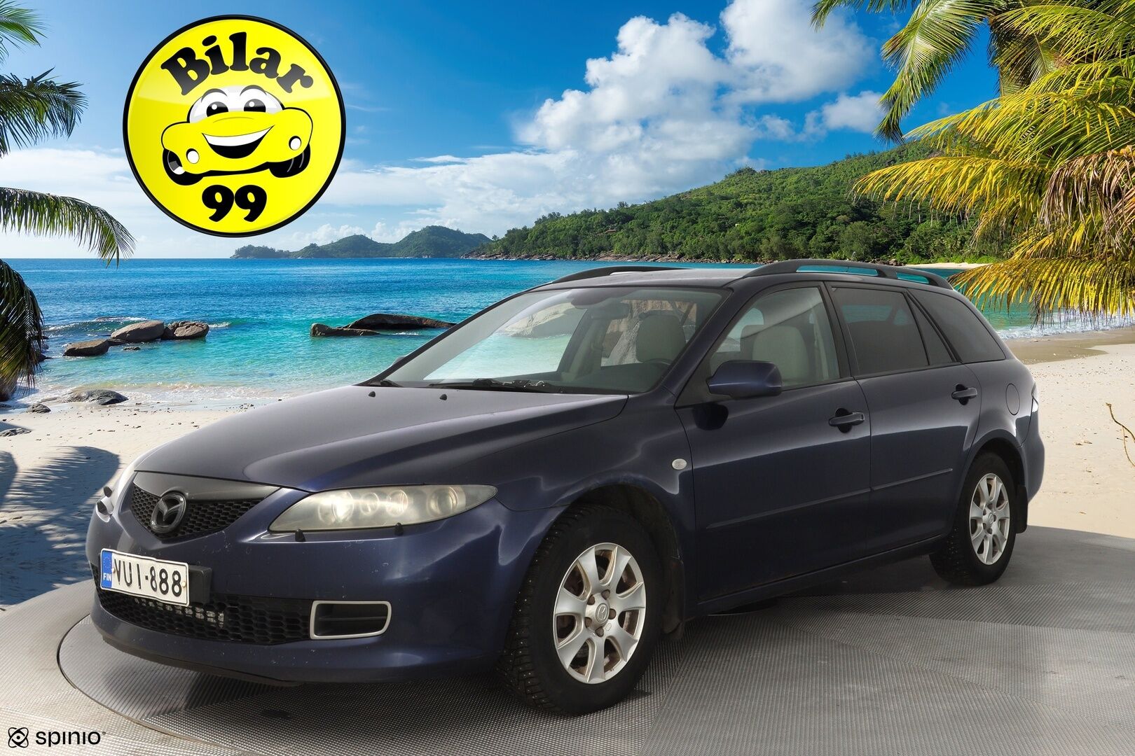 Mazda 6 2007 YritysOutlet - Myydään vain yrityksille - – Tämä auto myydään YritysOutlet -valikoimasta vain yritykselle