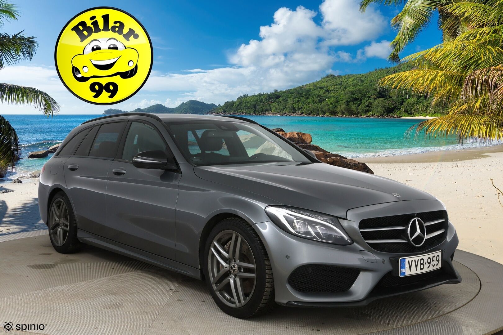 Mercedes-Benz C 2018 250 d T A Premium Business AMG / IHC+ / Nahkasisusta / Muistipenkit / 360° / Ambient / - Harvinainen ja Tehokas 204hv malli! - HULLUT VÄLIPÄIVÄT KORKOTARJOUS 2,49%