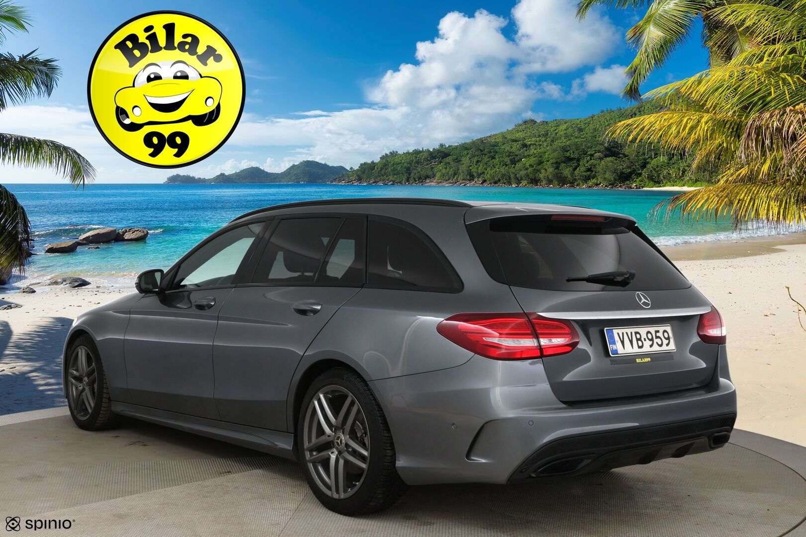 Mercedes-Benz C 2018 250 d T A Premium Business AMG / IHC+ / Nahkasisusta / Muistipenkit / 360° / Ambient / - Harvinainen ja Tehokas 204hv malli! - HULLUT VÄLIPÄIVÄT KORKOTARJOUS 2,49%