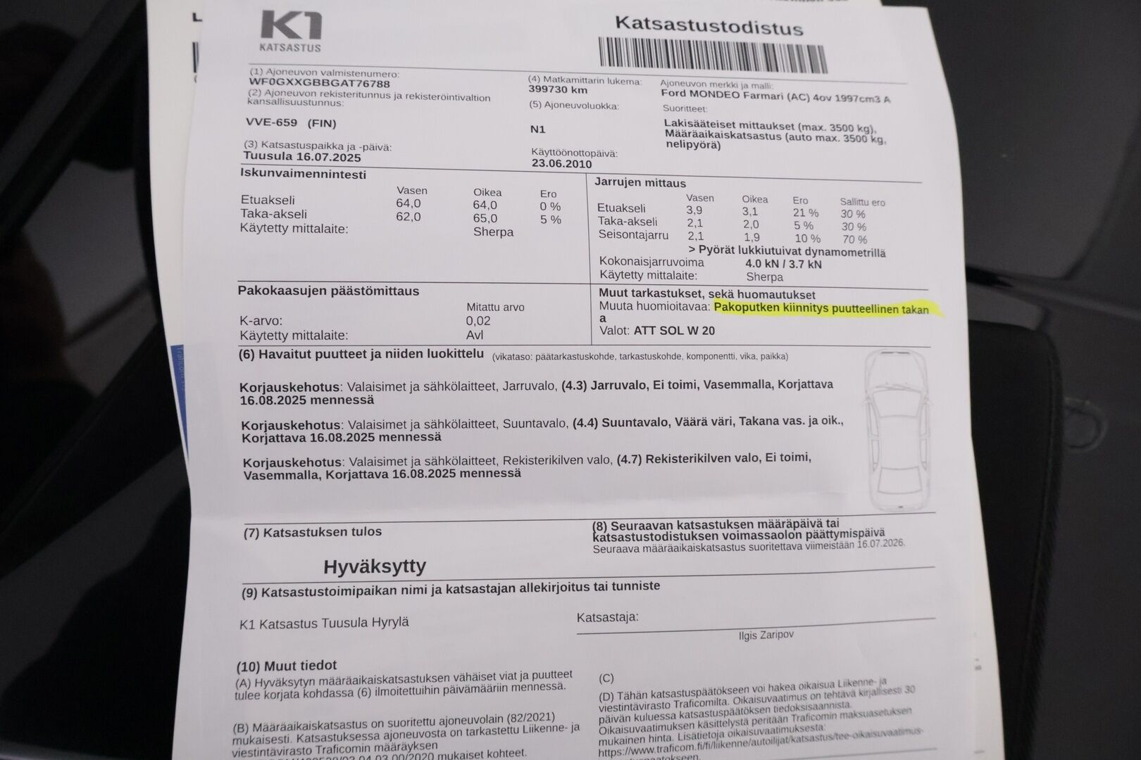 Ford Mondeo 2010 2,0 TDCi 163hv DPF PowerShift Titanium Business A6 Wagon *Myydään Huutokaupat.com! - *Myydään Huutokaupat.com!*