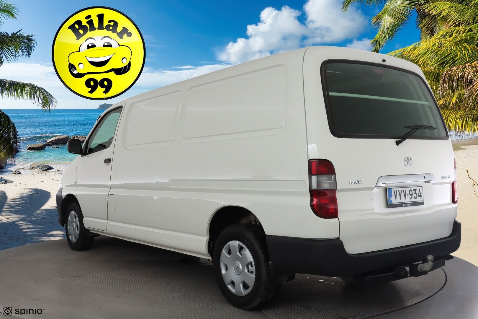 Toyota Hiace 2011 2,5 D-4D 95 4ov pitkä * Suomi-auto / Ilmastointi / 2xRenkaat / Power Heater / Lohkolämmitin / Koukku * - Huippusiisti - HULLU BLACKWEEK KORKOTARJOUS 2,49%