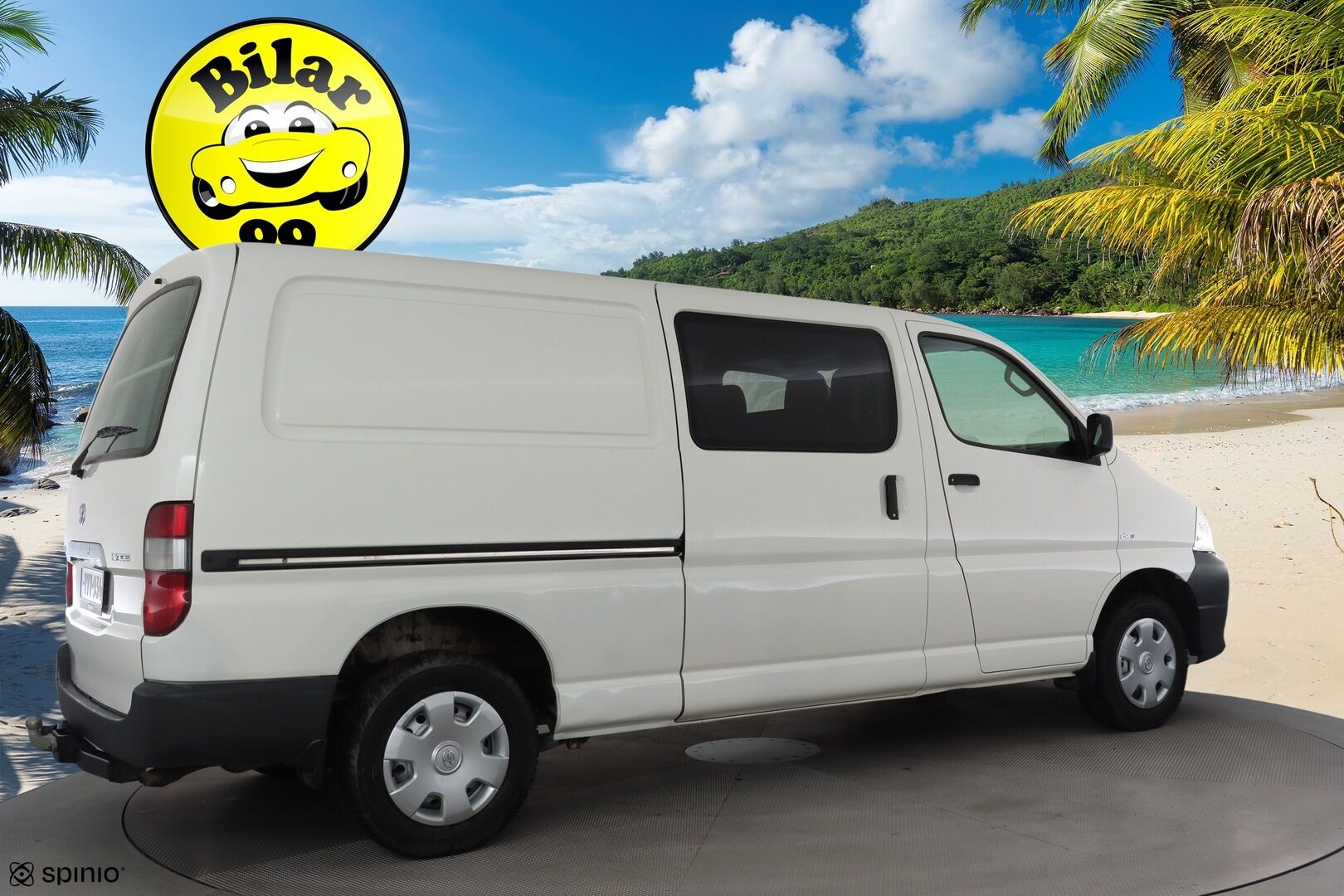 Toyota Hiace 2011 2,5 D-4D 95 4ov pitkä * Suomi-auto / Ilmastointi / 2xRenkaat / Power Heater / Lohkolämmitin / Koukku * - Huippusiisti - HULLU BLACKWEEK KORKOTARJOUS 2,49%