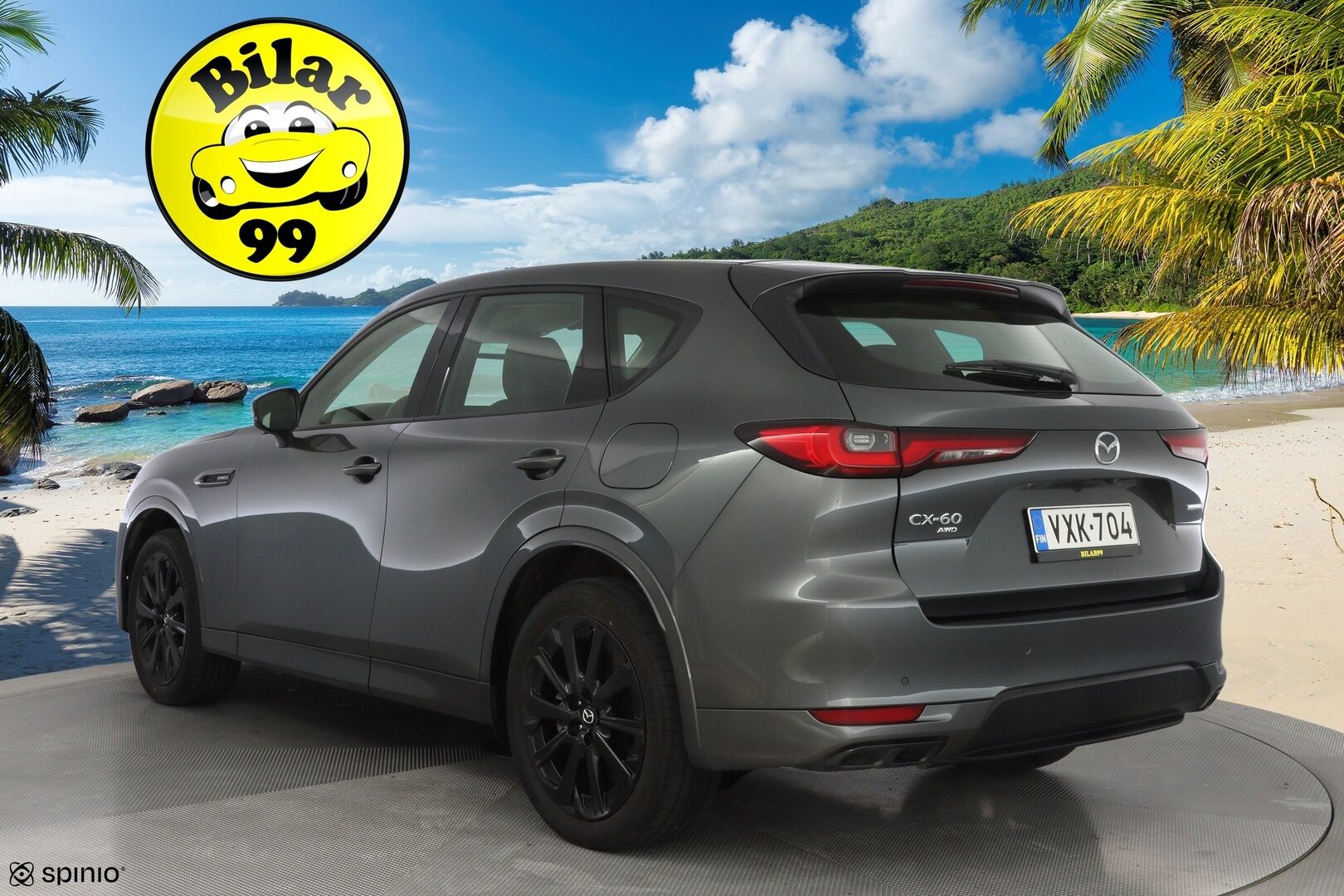 Mazda CX-60 2023 2.5 PHEV 8AT AWD Homura Comfort *ACC / Kamera / BLIS / HUD / Keyless* - 3,99 % KORKOTARJOUS TÄHÄN AUTOON - 1.om Suomi-auto / Merkkihuoltohistoria / Myydään juuri huollettuna / Kahdet renkaat alumiinivantein