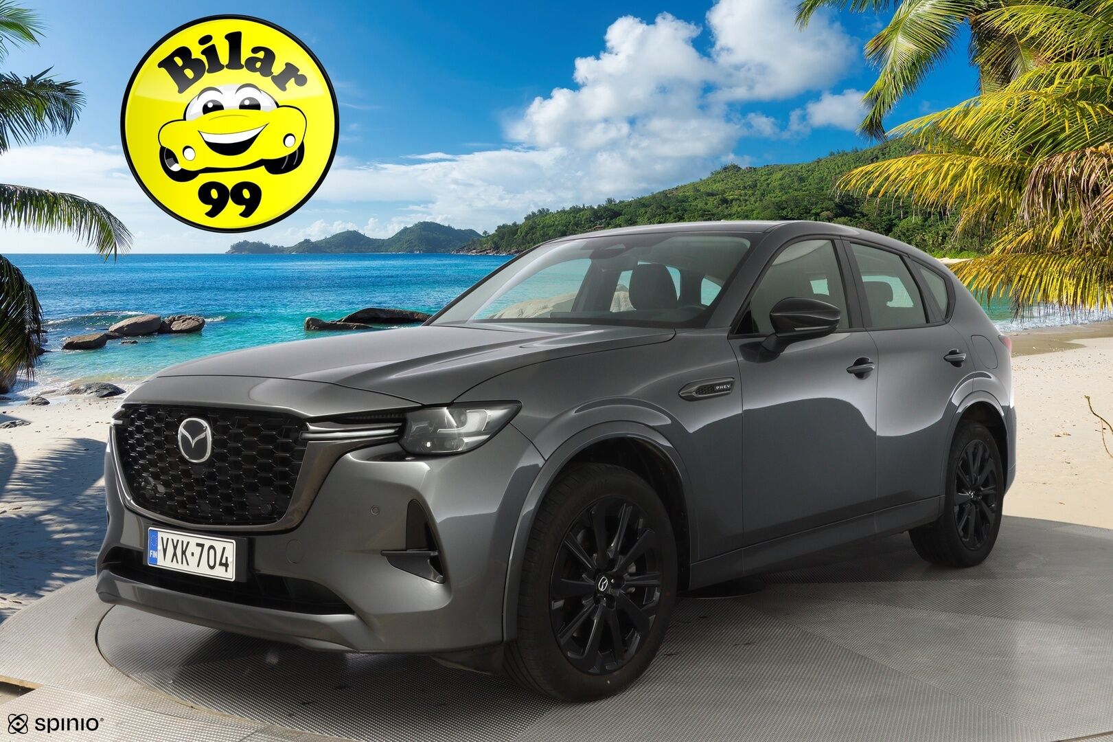 Mazda CX-60 2023 2.5 PHEV 8AT AWD Homura Comfort *ACC / Kamera / BLIS / HUD / Keyless* - 3,99 % KORKOTARJOUS TÄHÄN AUTOON - 1.om Suomi-auto / Merkkihuoltohistoria / Myydään juuri huollettuna / Kahdet renkaat alumiinivantein