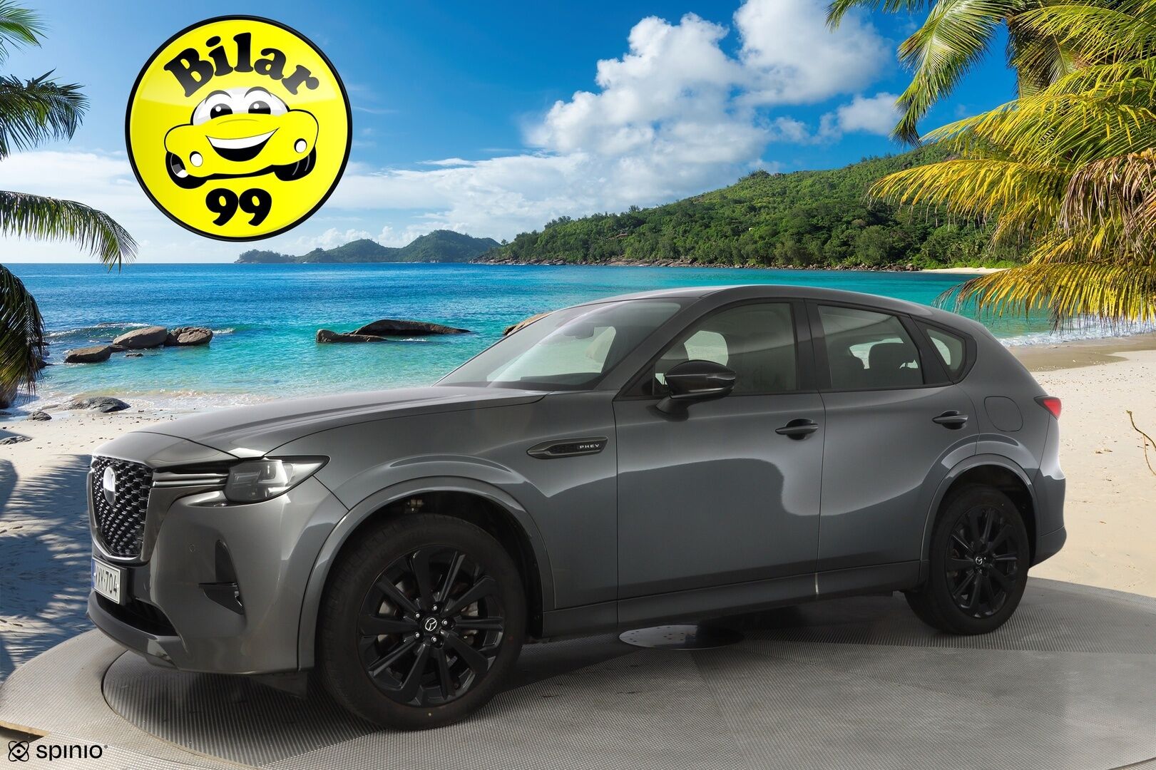 Mazda CX-60 2023 2.5 PHEV 8AT AWD Homura Comfort *ACC / Kamera / BLIS / HUD / Keyless* - 3,99 % KORKOTARJOUS TÄHÄN AUTOON - 1.om Suomi-auto / Merkkihuoltohistoria / Myydään juuri huollettuna / Kahdet renkaat alumiinivantein