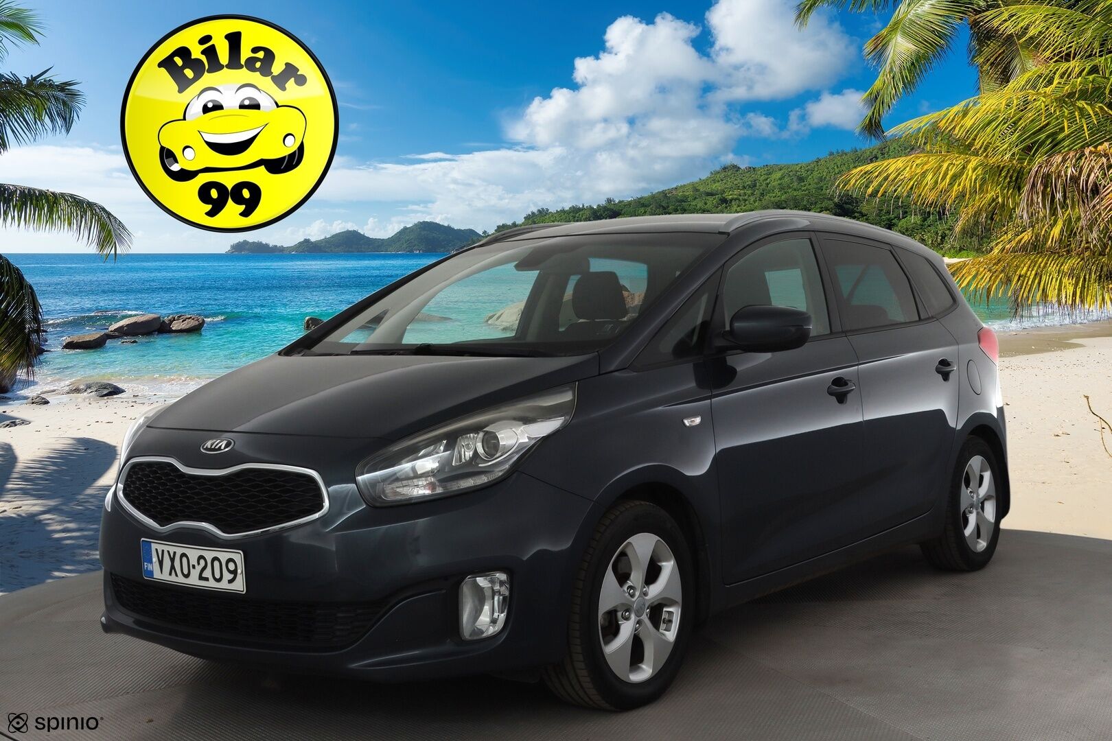 Kia Carens 2015 1,6 ISG Family Edition EcoDynamics 5P * Vakkari / P.tutka / Lohko+SIsä / Ratinlämmitin / Bluetooth * - Suomi-auto / Kahdet renkaat aluvanteilla