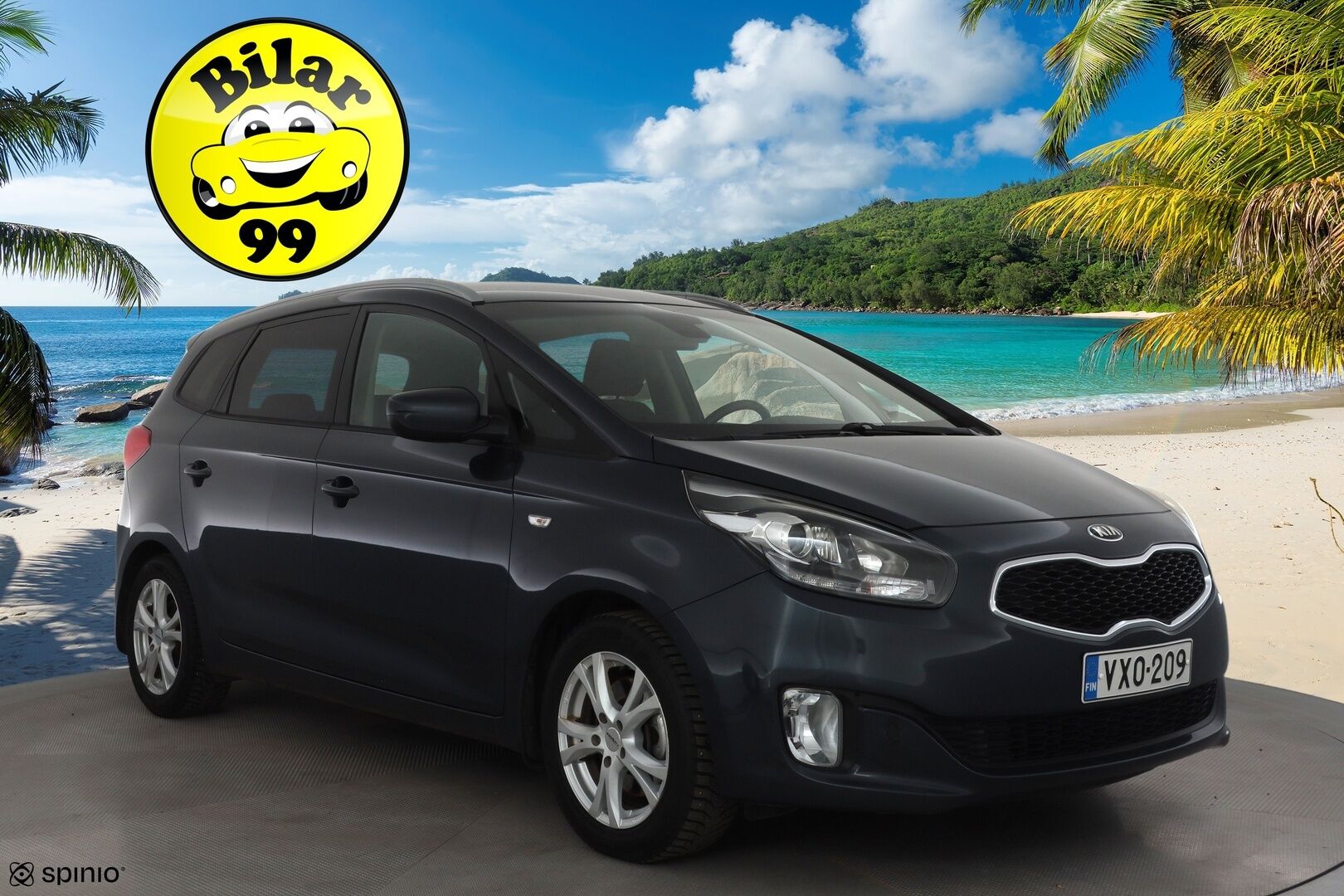 Kia Carens 2015 1,6 ISG Family Edition EcoDynamics 5P * Vakkari / P.tutka / Lohko+SIsä / Ratinlämmitin / Bluetooth * - Suomi-auto / Kahdet renkaat aluvanteilla