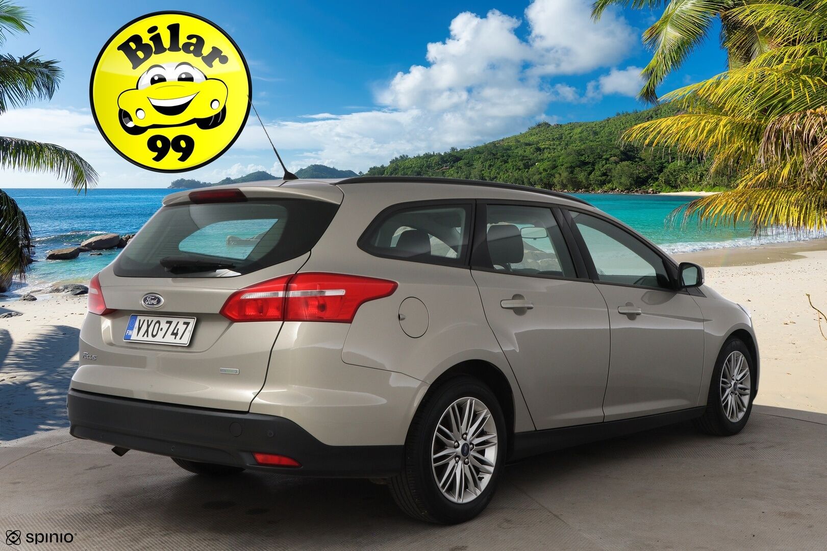 Ford Focus 2015 1,0 EcoBoost 125 hv Start/Stop M6 Trend Wagon - Suomiauto / Merkkihuollettu / Vakkari / Lämmitettävä Tuulilasi / Metalliväri / Juuri tullut Tampereelle!