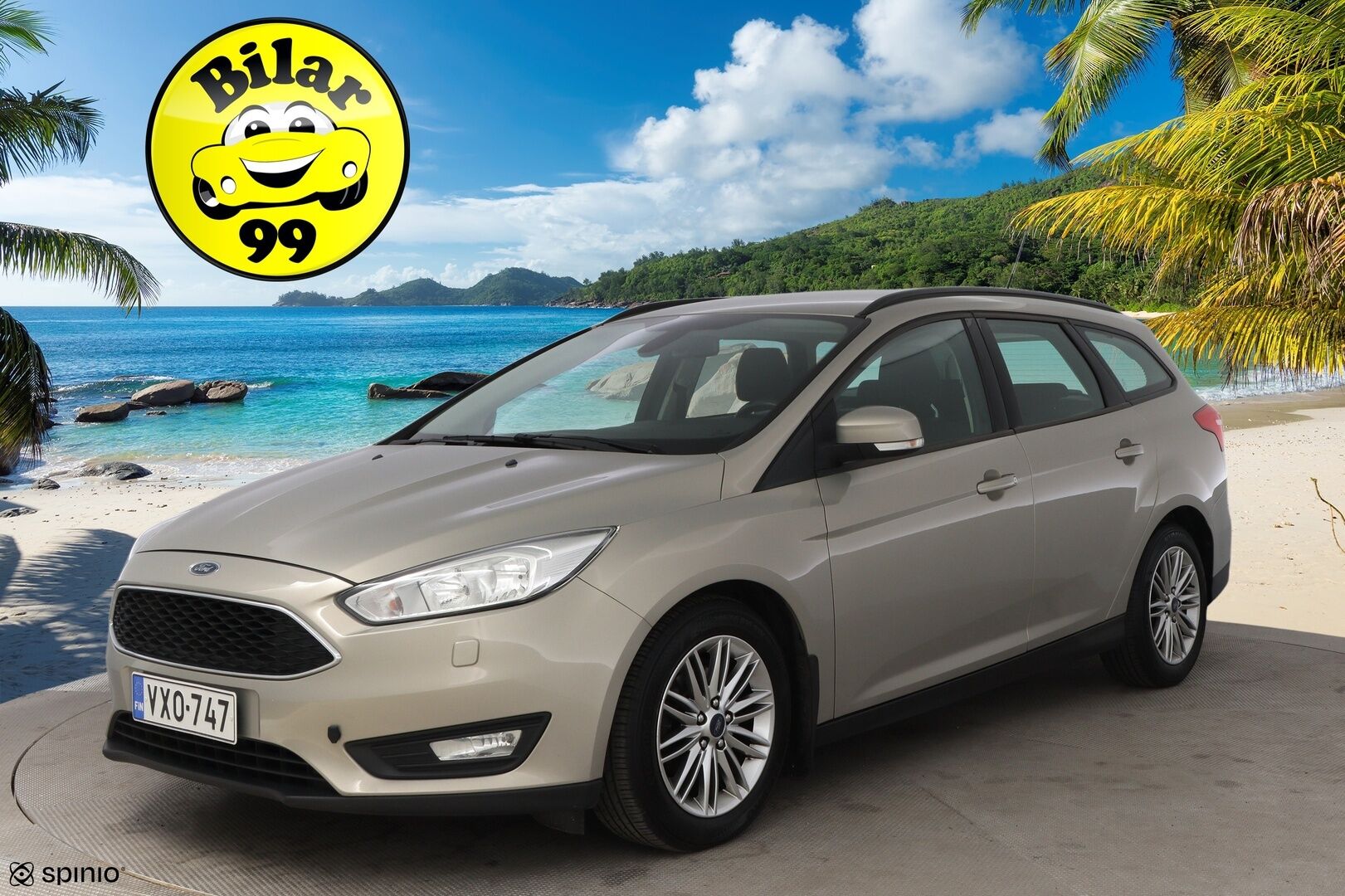 Ford Focus 2015 1,0 EcoBoost 125 hv Start/Stop M6 Trend Wagon - Suomiauto / Merkkihuollettu / Vakkari / Lämmitettävä Tuulilasi / Metalliväri / Juuri tullut Tampereelle!