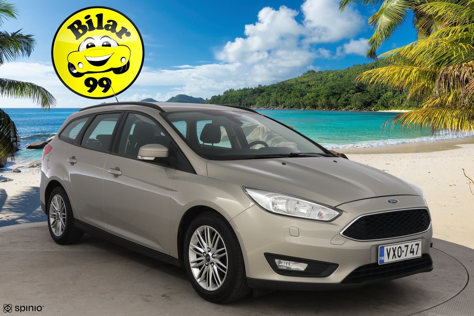 Ford Focus 2015 1,0 EcoBoost 125 hv Start/Stop M6 Trend Wagon - Suomiauto / Merkkihuollettu / Vakkari / Lämmitettävä Tuulilasi / Metalliväri / Juuri tullut Tampereelle!