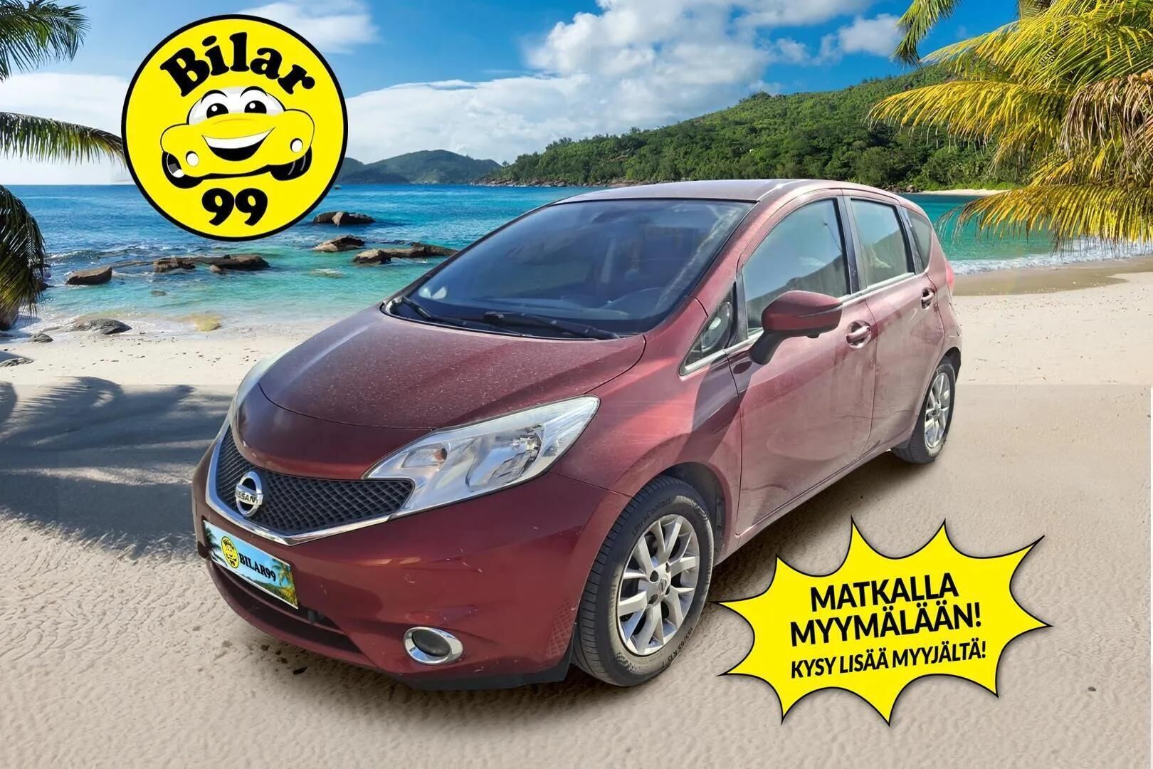 Nissan Note 2015 80 Acenta 5M/T Tech Pack * - YritysOutlet - Myydään vain yrityksille * - - Tämä auto myydään YritysOutlet -valikoimasta vain yritykselle / 360-kamera / Vakkari / 2x renkaat & vanteet /