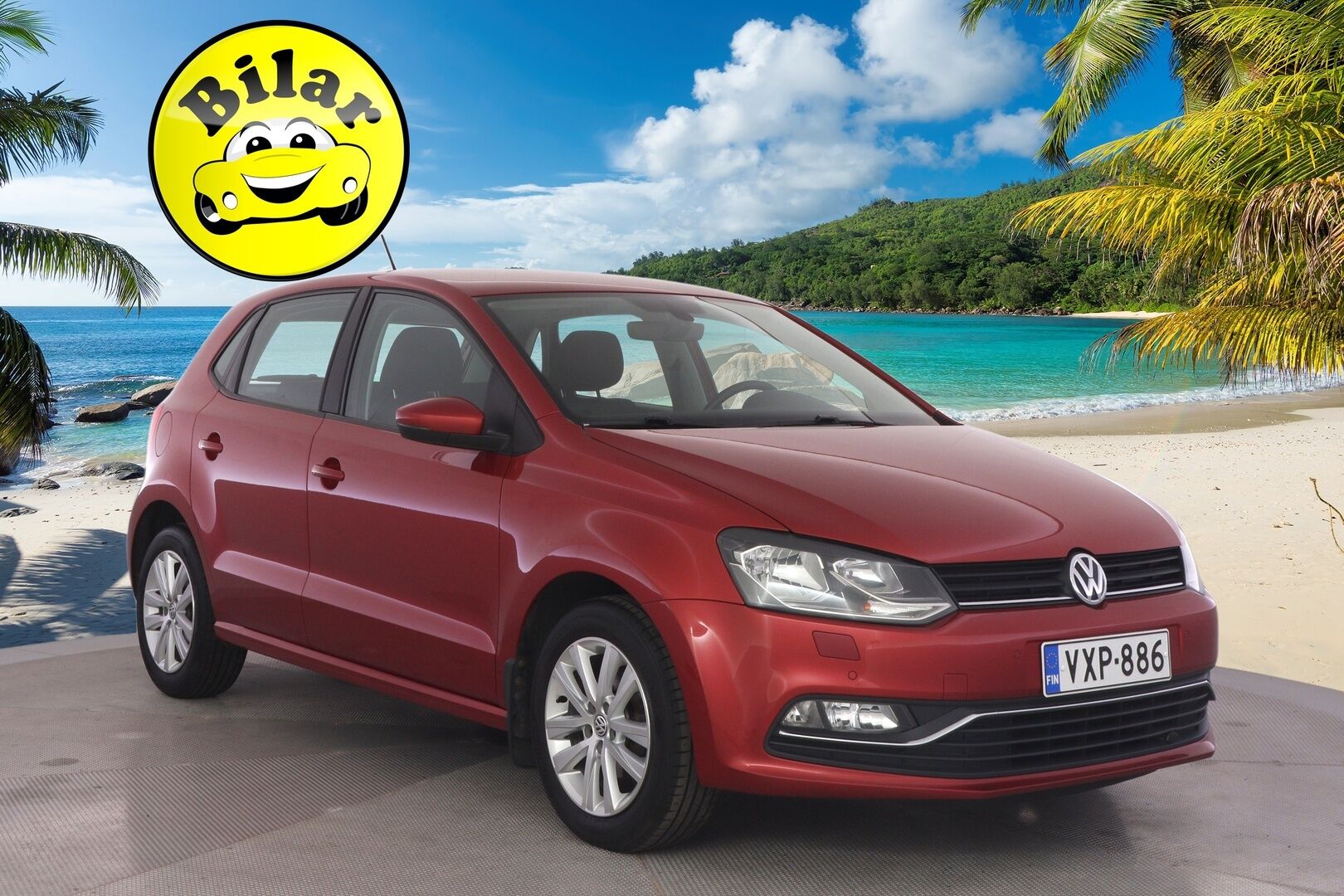 Volkswagen Polo 2015 Comfortline 1,2 TSI 66 kW (90 hv) BlueMotion Technology 4-ovinen - Suomi-auto | Facelift | Lohko+sisäp | Autom.ilmastointi | Vakkari | 2x hyvät renkaat vanteilla | Juuri huollettu ja vaihdettu jakohihna! | Siistikuntoinen yksilö!