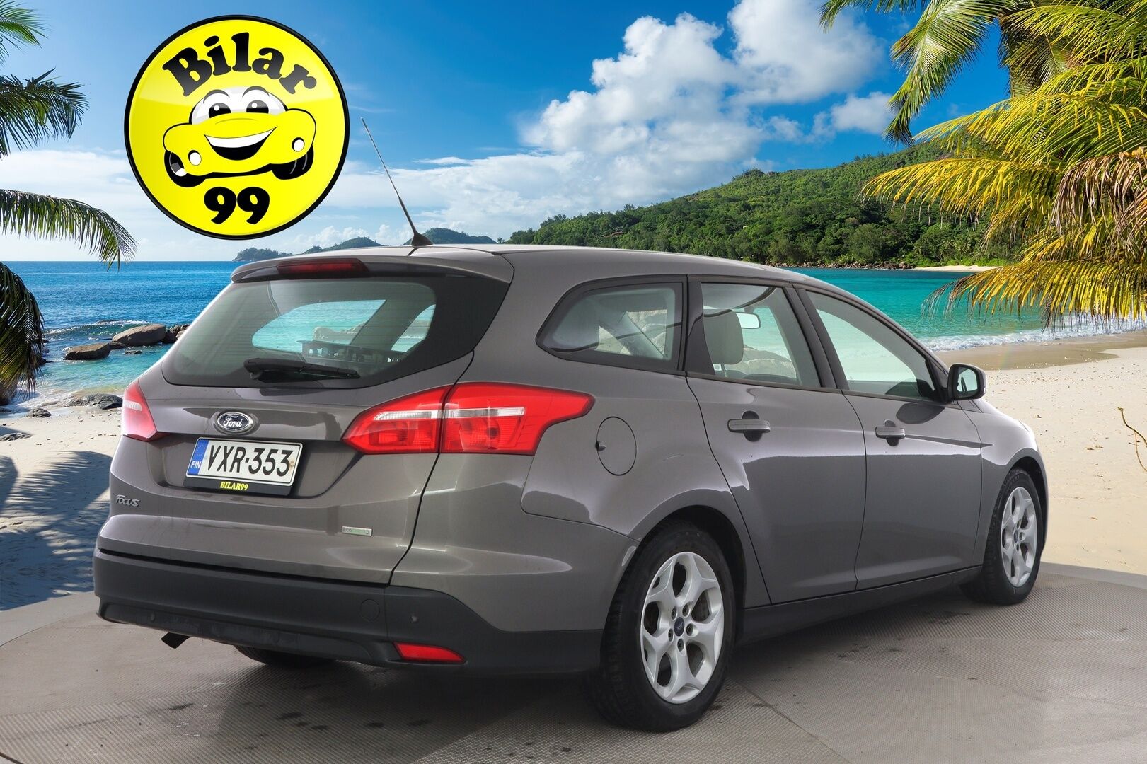 Ford Focus 2015 1,0 EcoBoost 125 hv Start/Stop M6 Trend Wagon - *Lohko / Tutkat / Lämmitettävä tuulilasi / Juuri katsastettu / Myydään Huutokaupat.com*