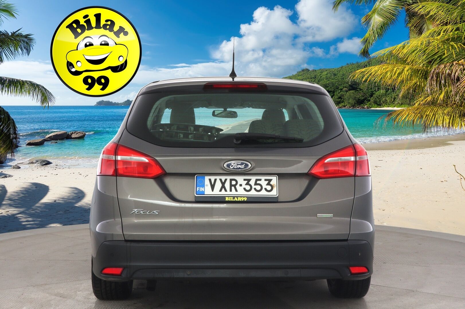 Ford Focus 2015 1,0 EcoBoost 125 hv Start/Stop M6 Trend Wagon - *Lohko / Tutkat / Lämmitettävä tuulilasi / Juuri katsastettu / Myydään Huutokaupat.com*