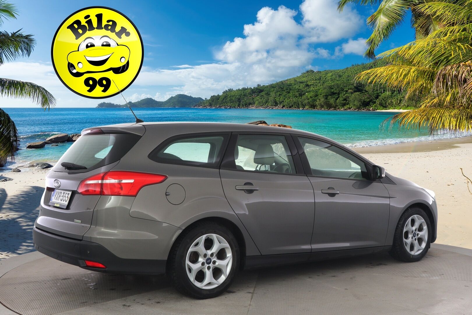 Ford Focus 2015 1,0 EcoBoost 125 hv Start/Stop M6 Trend Wagon - *Lohko / Tutkat / Lämmitettävä tuulilasi / Juuri katsastettu / Myydään Huutokaupat.com*