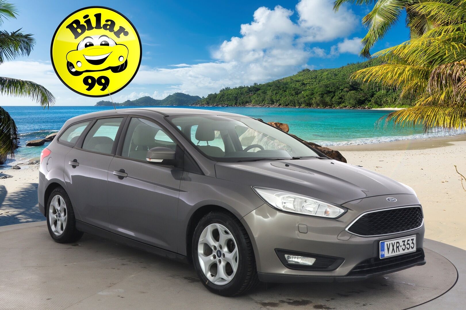 Ford Focus 2015 1,0 EcoBoost 125 hv Start/Stop M6 Trend Wagon - *Lohko / Tutkat / Lämmitettävä tuulilasi / Juuri katsastettu / Myydään Huutokaupat.com*
