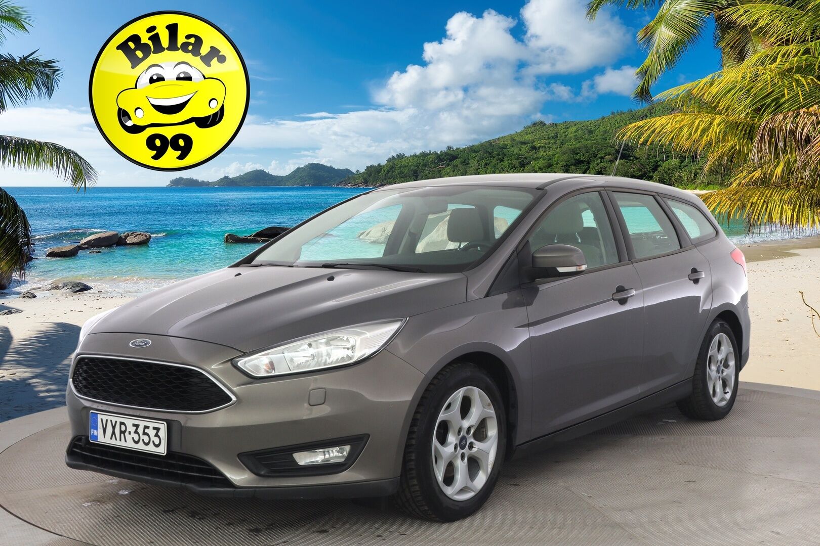 Ford Focus 2015 1,0 EcoBoost 125 hv Start/Stop M6 Trend Wagon - *Lohko / Tutkat / Lämmitettävä tuulilasi / Juuri katsastettu / Myydään Huutokaupat.com*