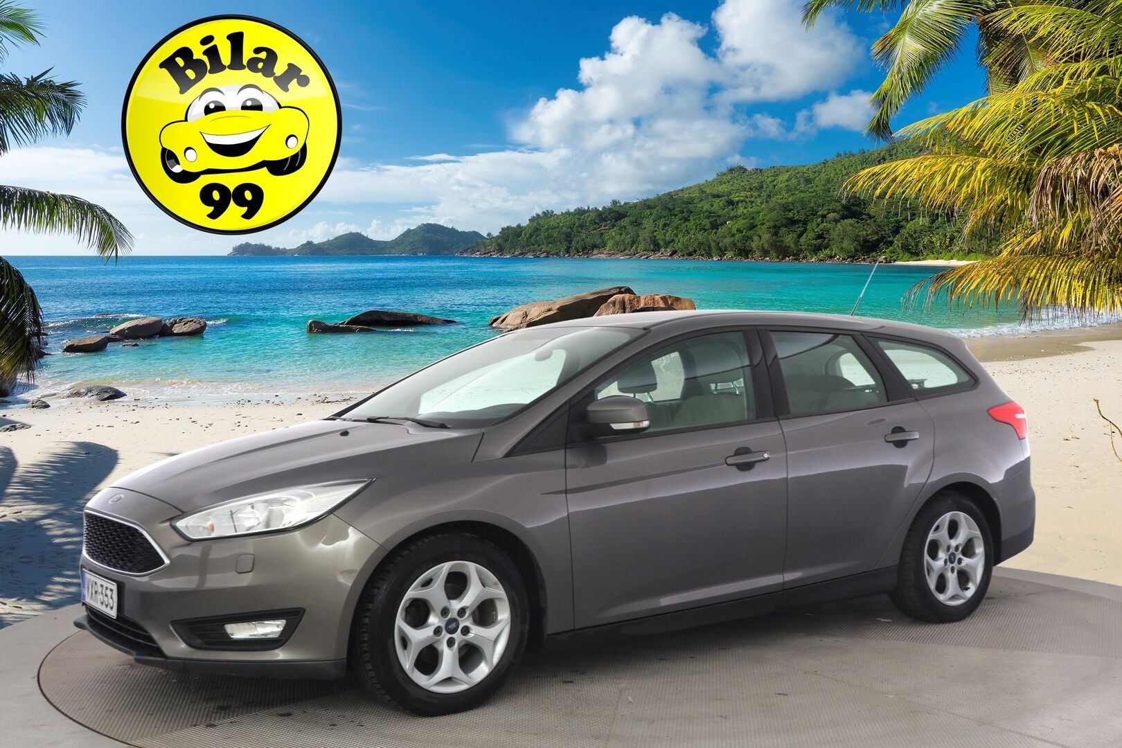 Ford Focus 2015 1,0 EcoBoost 125 hv Start/Stop M6 Trend Wagon - *Lohko / Tutkat / Lämmitettävä tuulilasi / Juuri katsastettu / Myydään Huutokaupat.com*