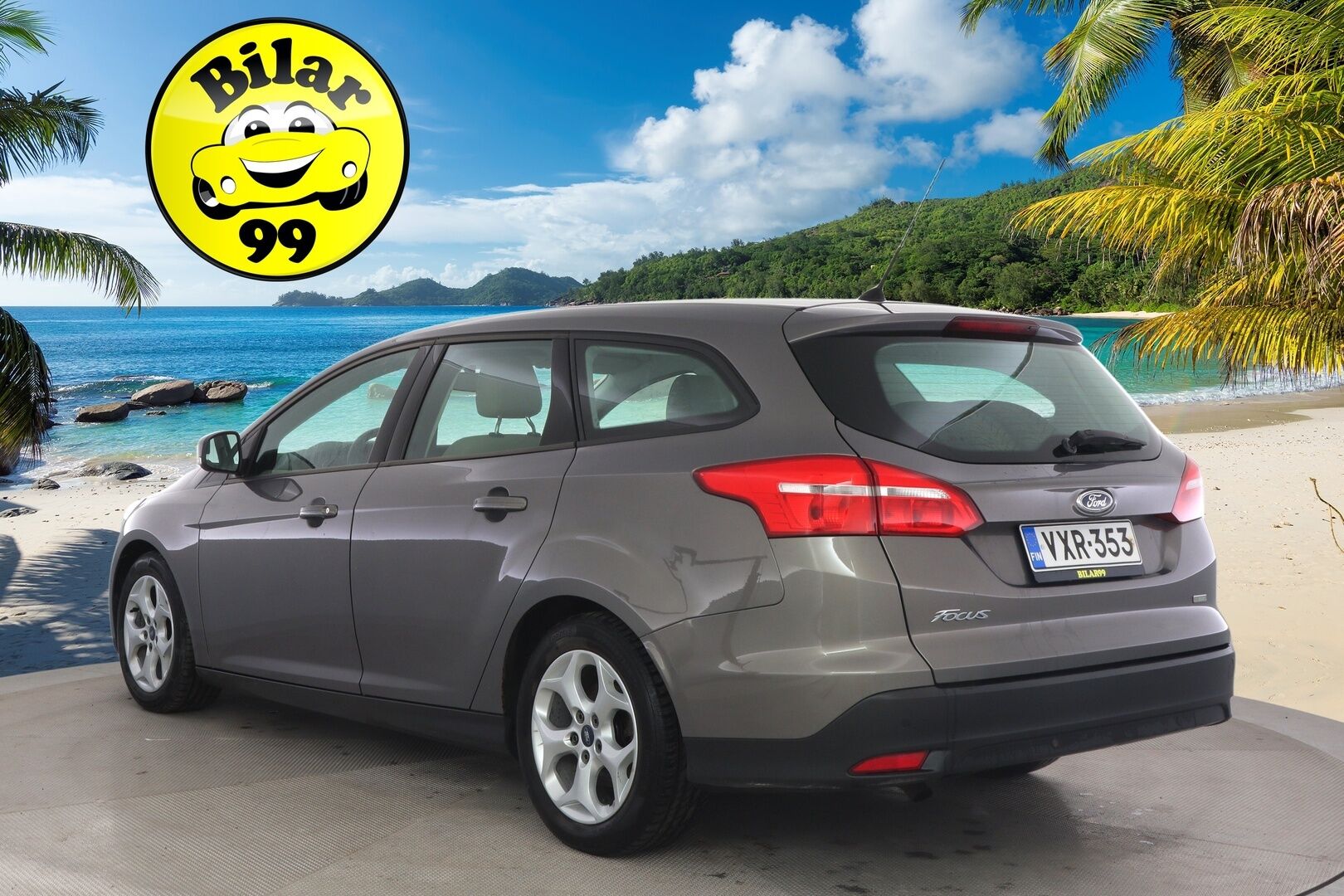 Ford Focus 2015 1,0 EcoBoost 125 hv Start/Stop M6 Trend Wagon - *Lohko / Tutkat / Lämmitettävä tuulilasi / Juuri katsastettu / Myydään Huutokaupat.com*