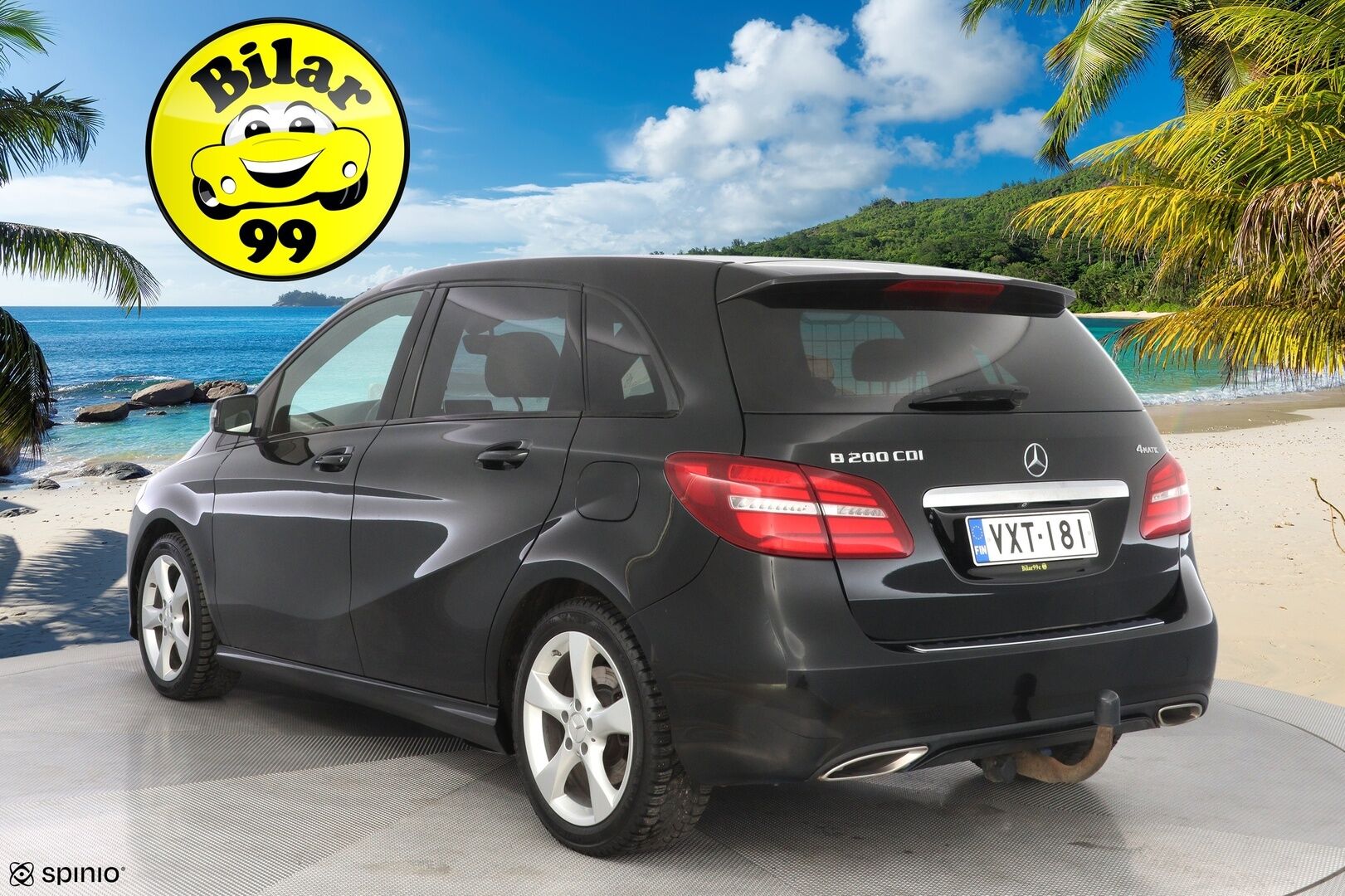 Mercedes-Benz B 2015 200 CDI 4Matic A Premium Business *Webasto / Kamera / Koukku / LED* - Suomi-auto / Kahdet hyvät renkaat vanteilla